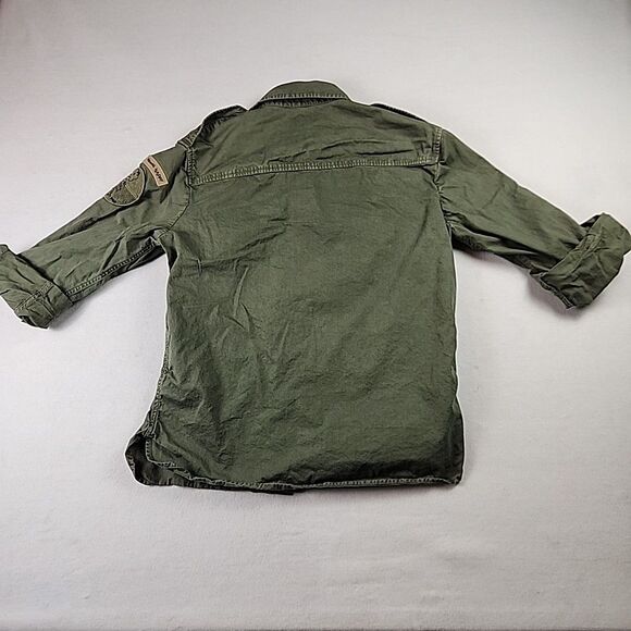 Zadig & Voltaire Taskal Combat Shirt Jacket Womens XS by Humberto Cruz Military - Picture 7 of 10